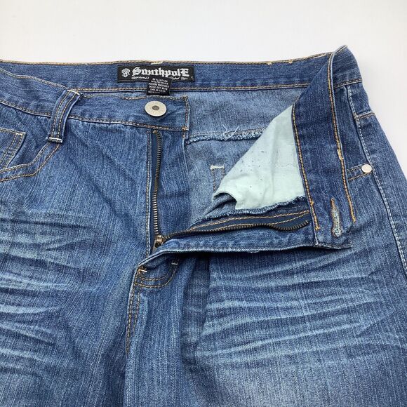 Soutpole Mens Embroidered Pocket Denim Jeans‎ Size 36 x 31 - Picture 5 of 7